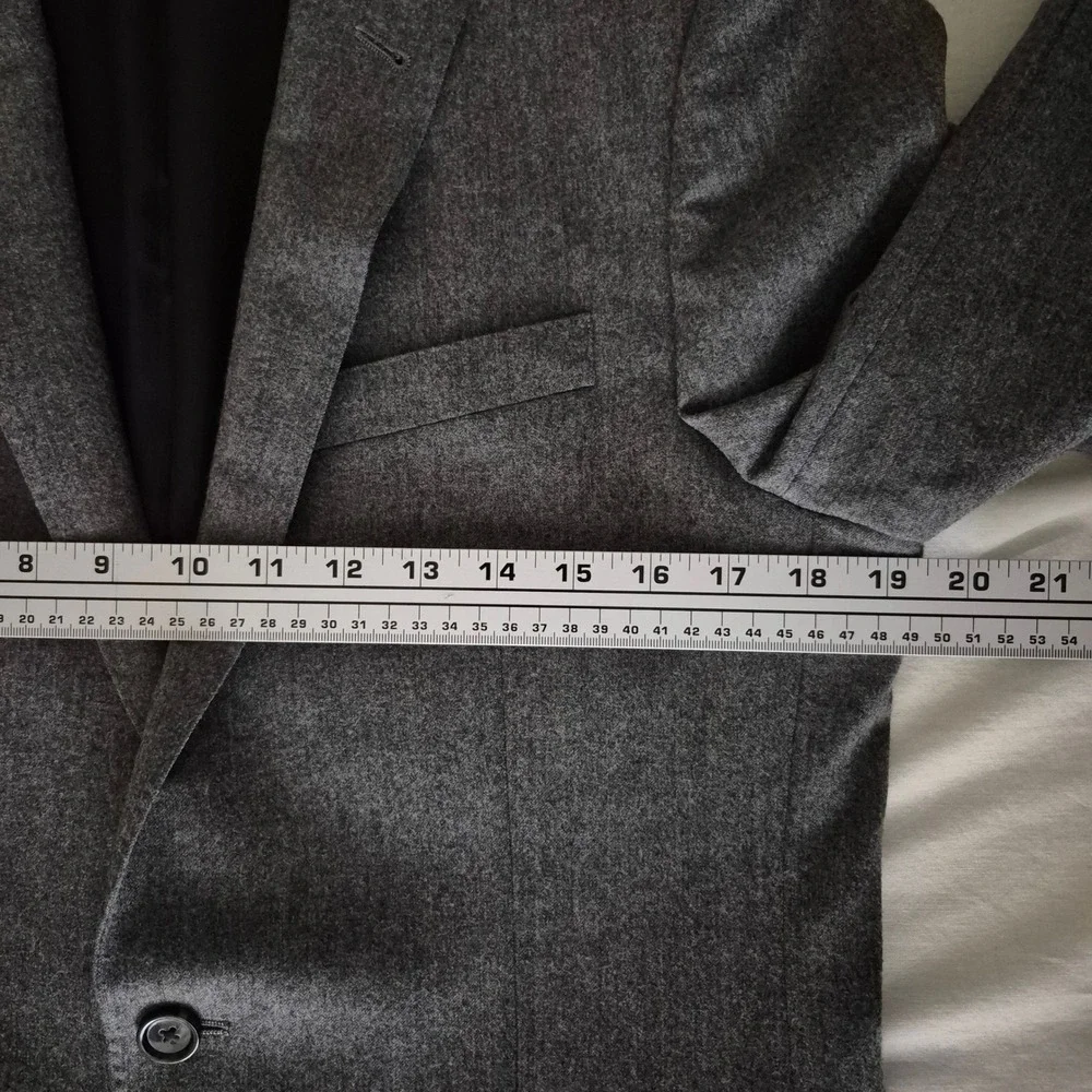 J.Crew Ludlow Jacket Mens 38S Gray Italian Wool Vitale Barberis Canonico Blazer